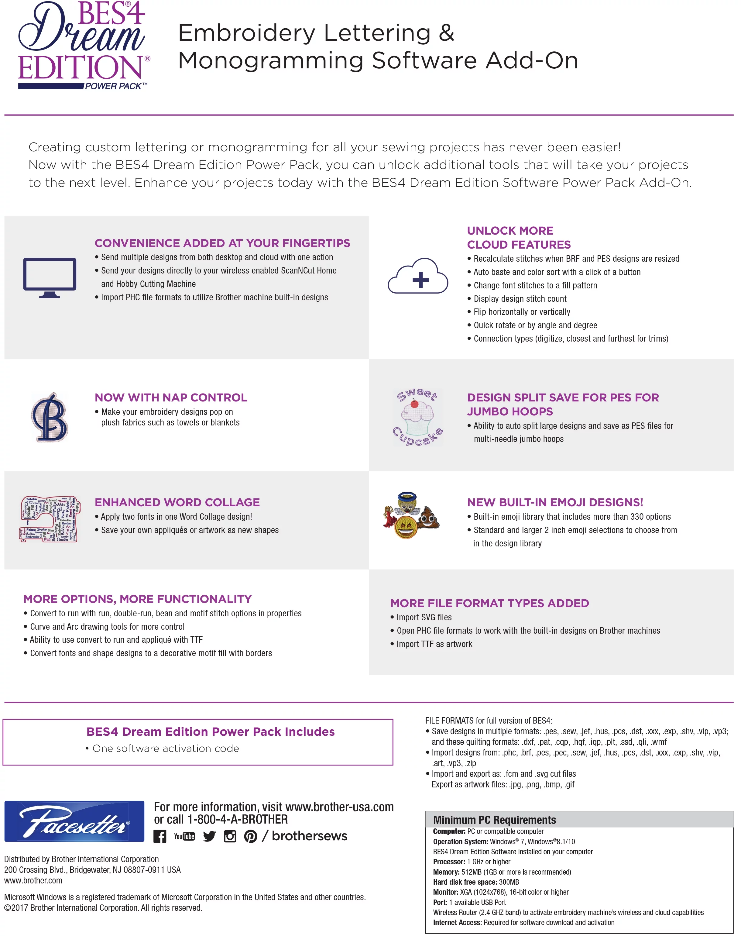 Brother BES 4 Dream Edition Power Pack 1