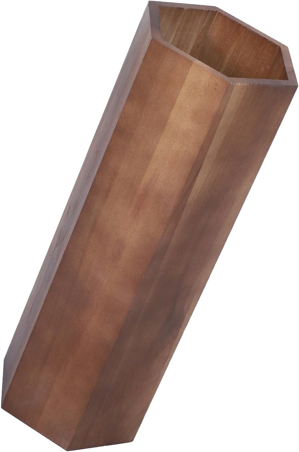 IMIKEYA Japanese Umbrella Bucket Hexagon Umbrella Bin Lobby Umbrella Holder Wood Umbrella Rack Cane Stand Walking Stick Holder Entryway Umbrella Storage Bucket, 49.00X18.50X16.00CM