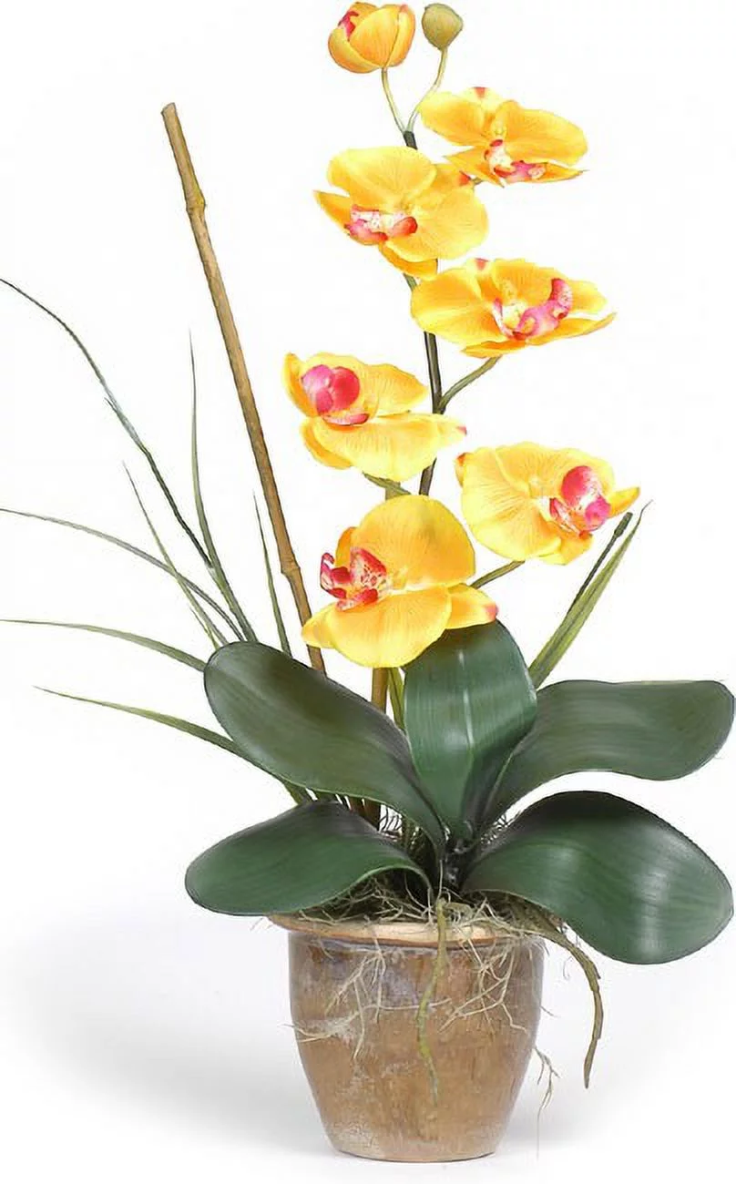 Nearly Natural Single-stem Phalaenopsis Silk Orchid Plant Orchid