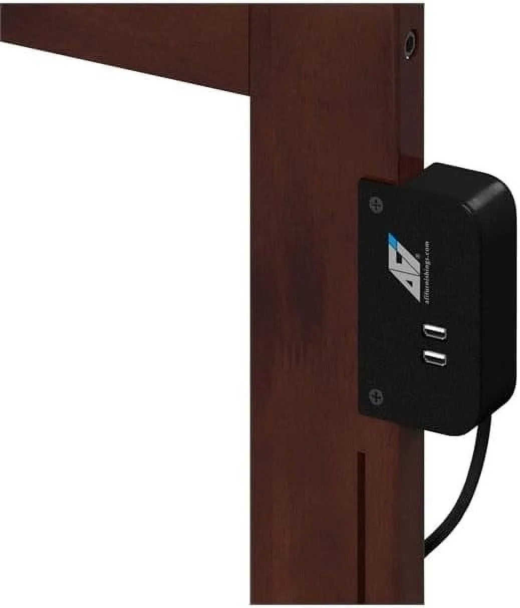 Sleigh Headboard In Walnut