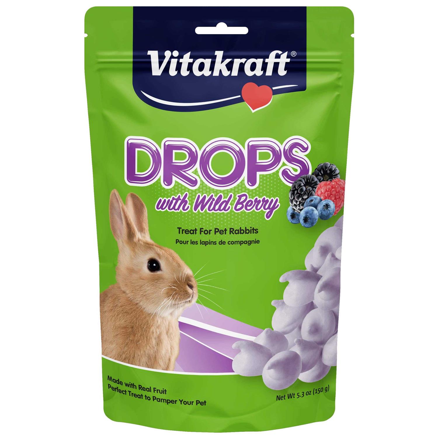 Vitakraft Rabbit Drops with Wild Berry - Pet Supplies online store