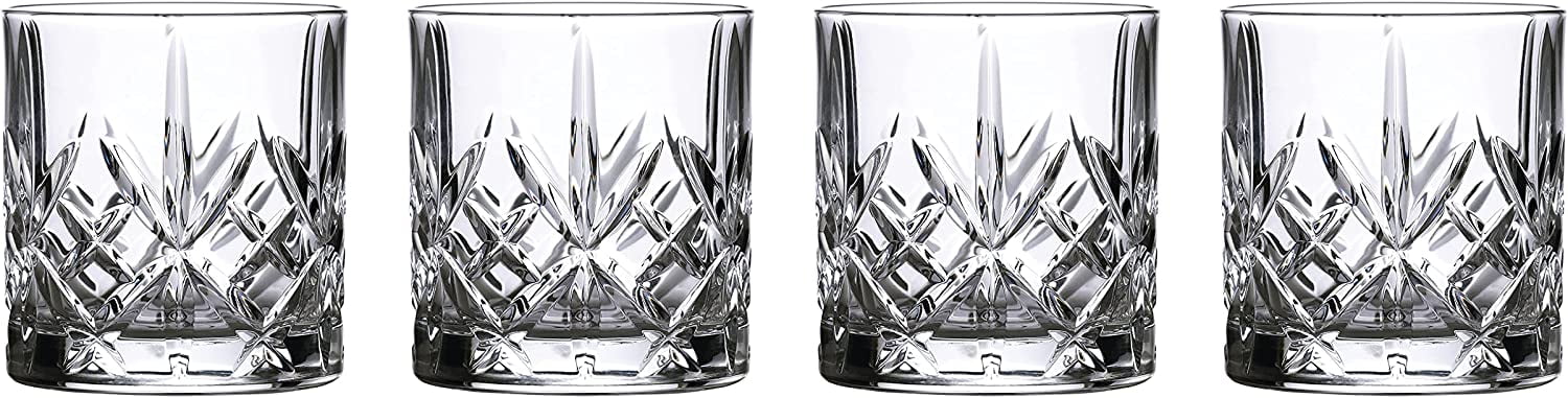 Marquis by Waterford Maxwell Tumbler 10.5 fl oz, Set of 4, Crystalline, Clear