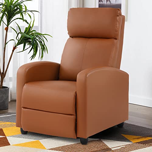 FDW Recliner Chair Reclining Sofa Leather Chair Home Theater Seating Lounge with Padded Seat Backrest
