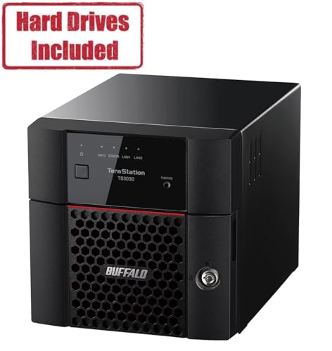 BUFFALO TeraStation 3230DN 2-Bay 4TB (2x2TB) Desktop Small-Med Business NAS w/Hard Drives Included