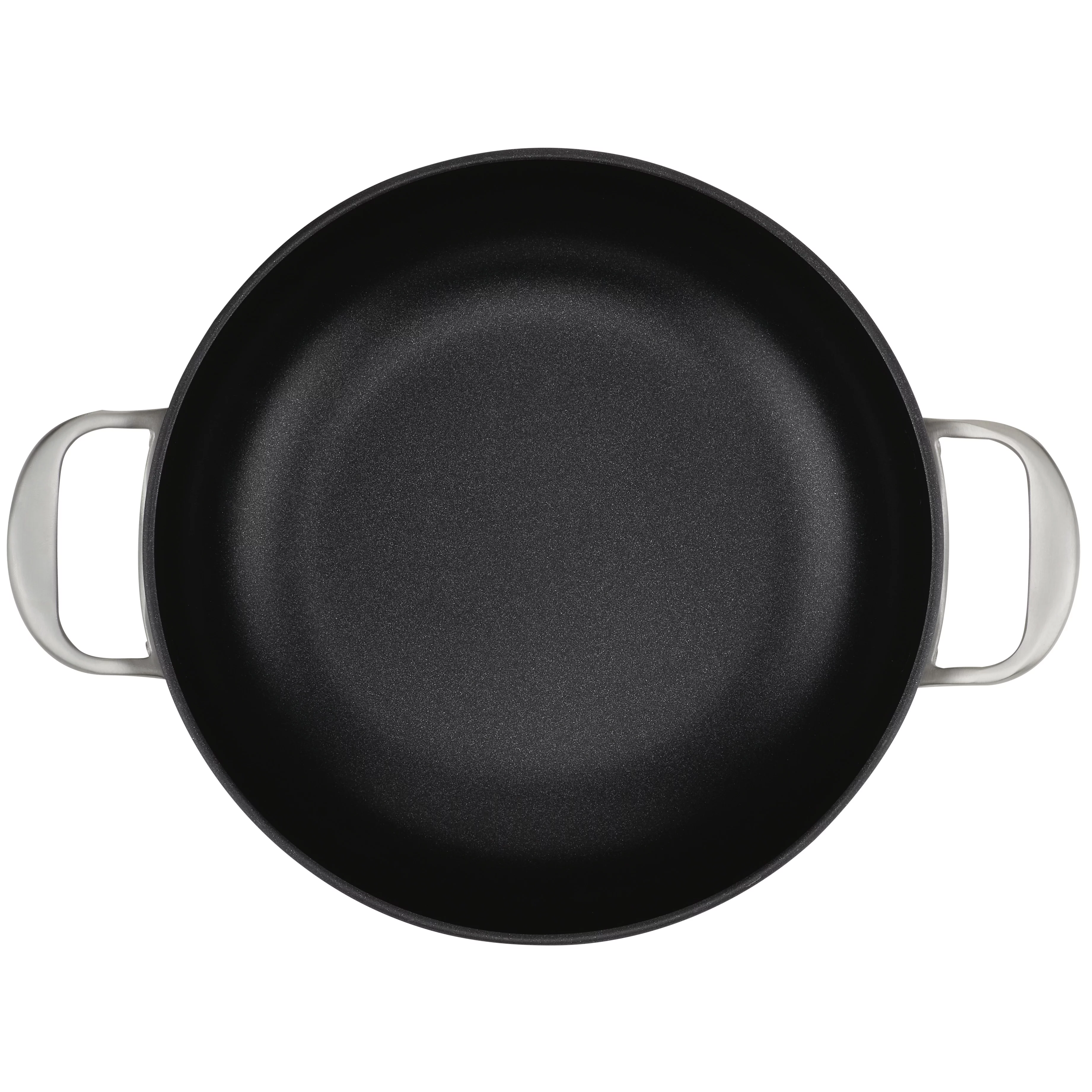 Anolon Allure Hard-Anodized Nonstick Dutch Oven with Lid, 5 Quart, Dark Gray