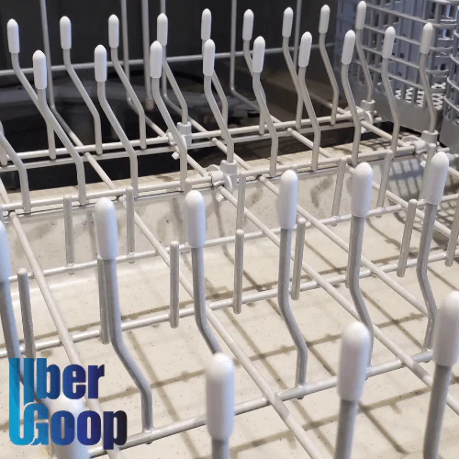 Uber Goop™ White Dishwasher Rack Repair Coating Kit w/100 caps - 1 oz (NEW SIZE)