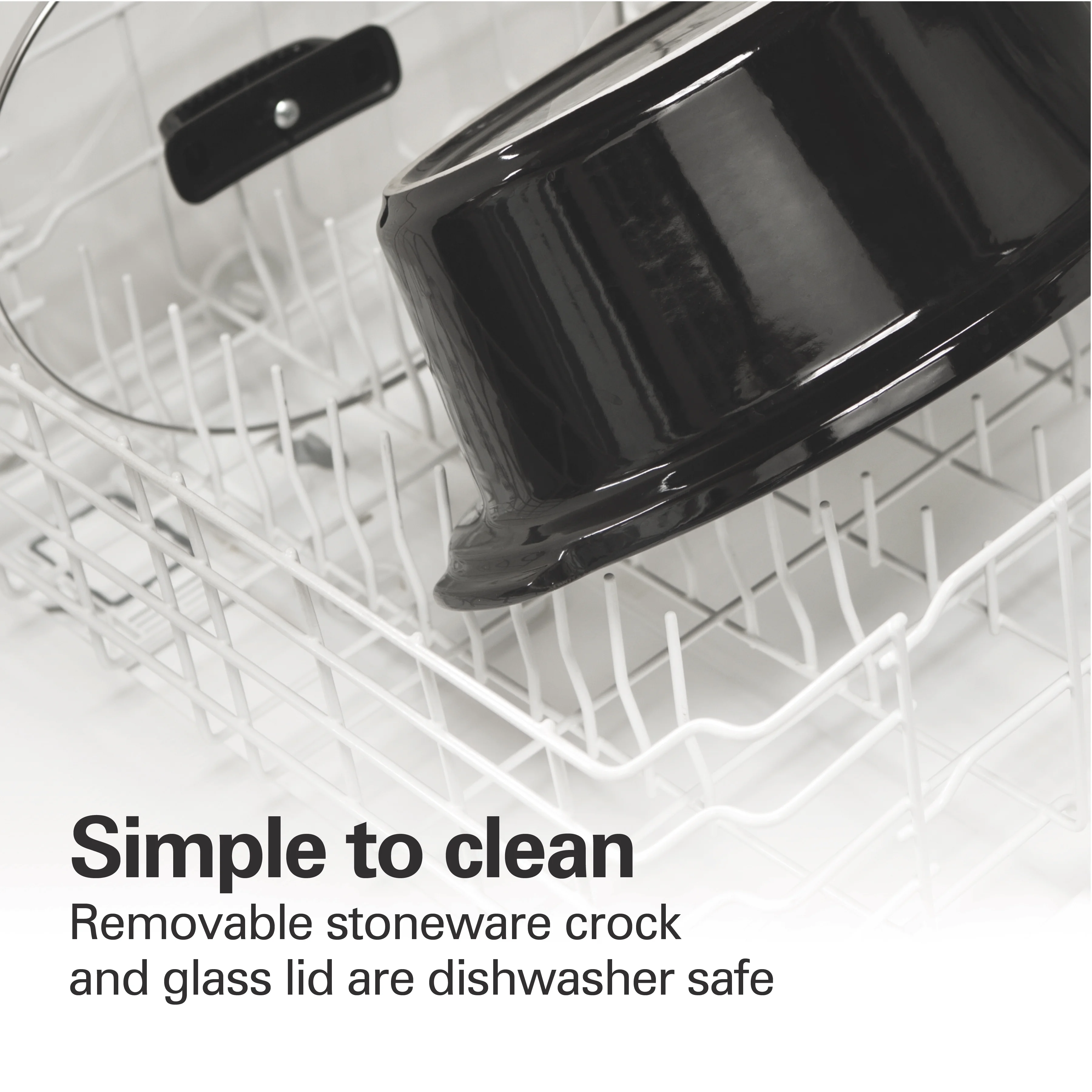 Hamilton Beach Slow Cooker, 8 Quart Capacity, Extra-Large, Serves 10+, Removable Crock, Black, 33185