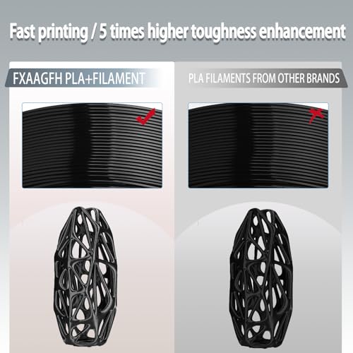 Rainbow 3D PLA Printer Filament 1.75 mm, Matte 3 D PLA Printing Print Filament +/-0.03mm, 1kg/2.2lbs