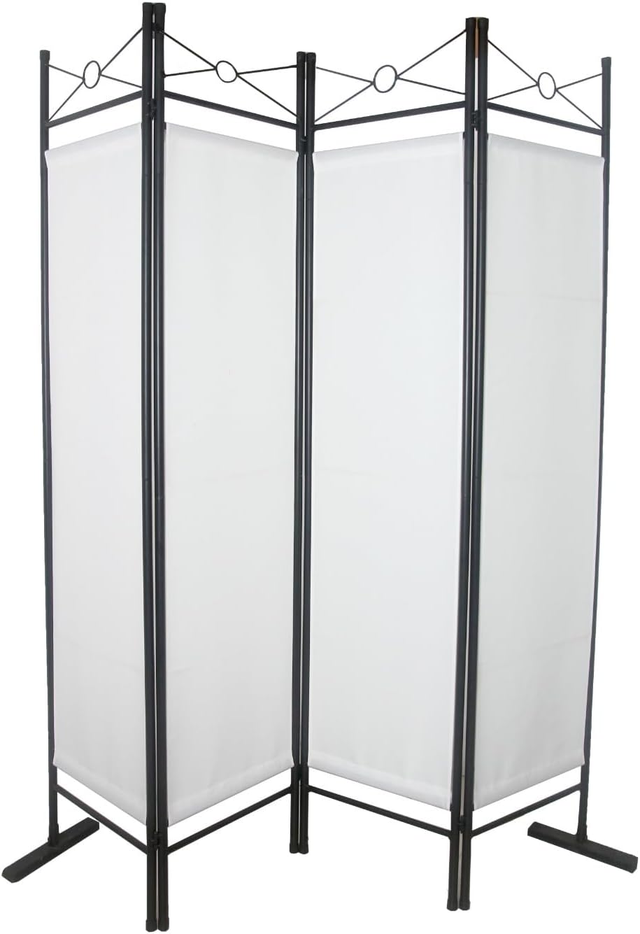Elegant 4-Panel Screen Room Divider - Portable Privacy Screen for Home, Office, and Studio | Room Divider Panel for Partition and Decoration