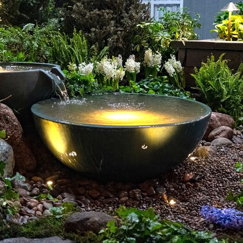 Aquascape Spillway Bowl and Basin Landscape and Garden Fountain Kit | 58087