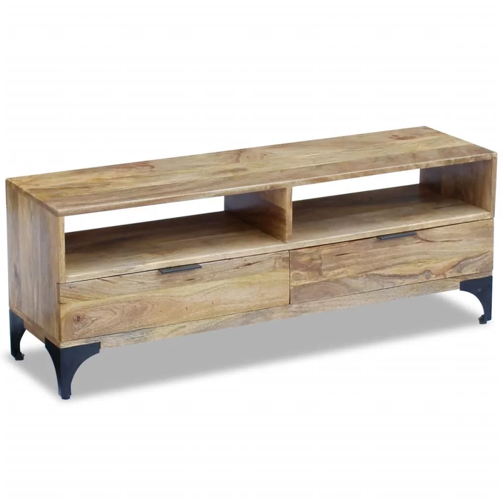 vidaXL TV Stand Mango Wood 47.2