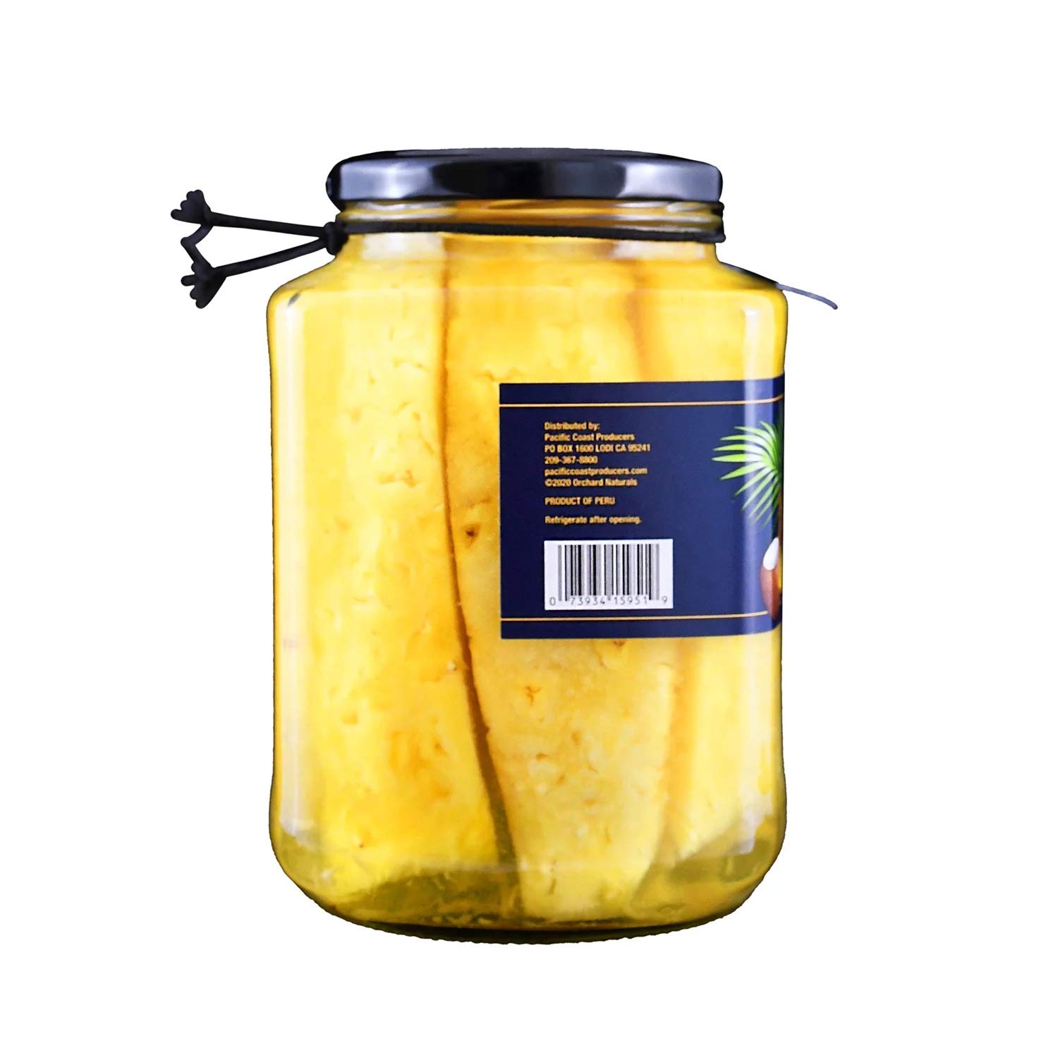 Orchard Naturals Pineapple Spears in Light Syrup with Coconut Water (42 Ounce)