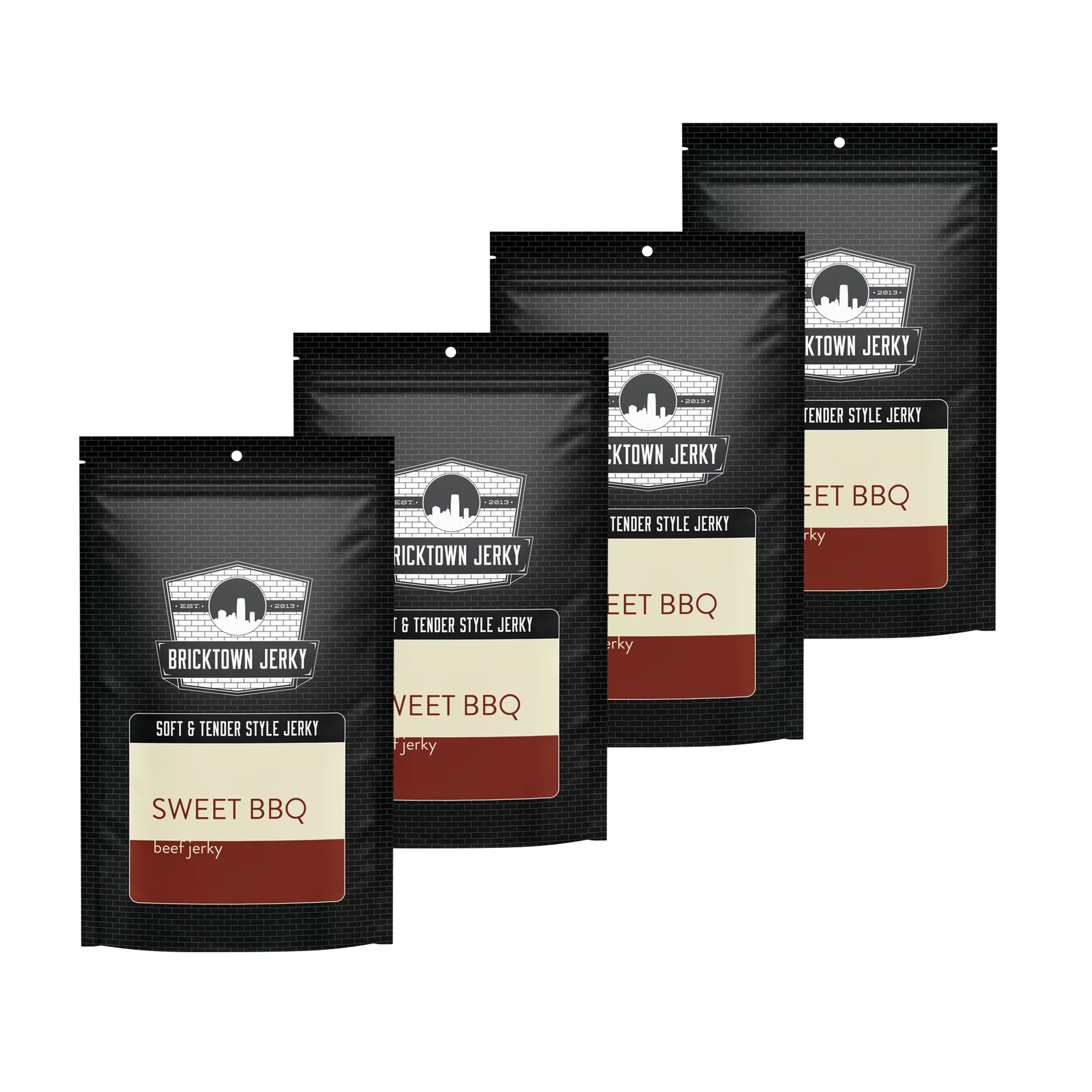 Soft and Tender Style Beef Jerky - Sweet BBQ - 1 Pound