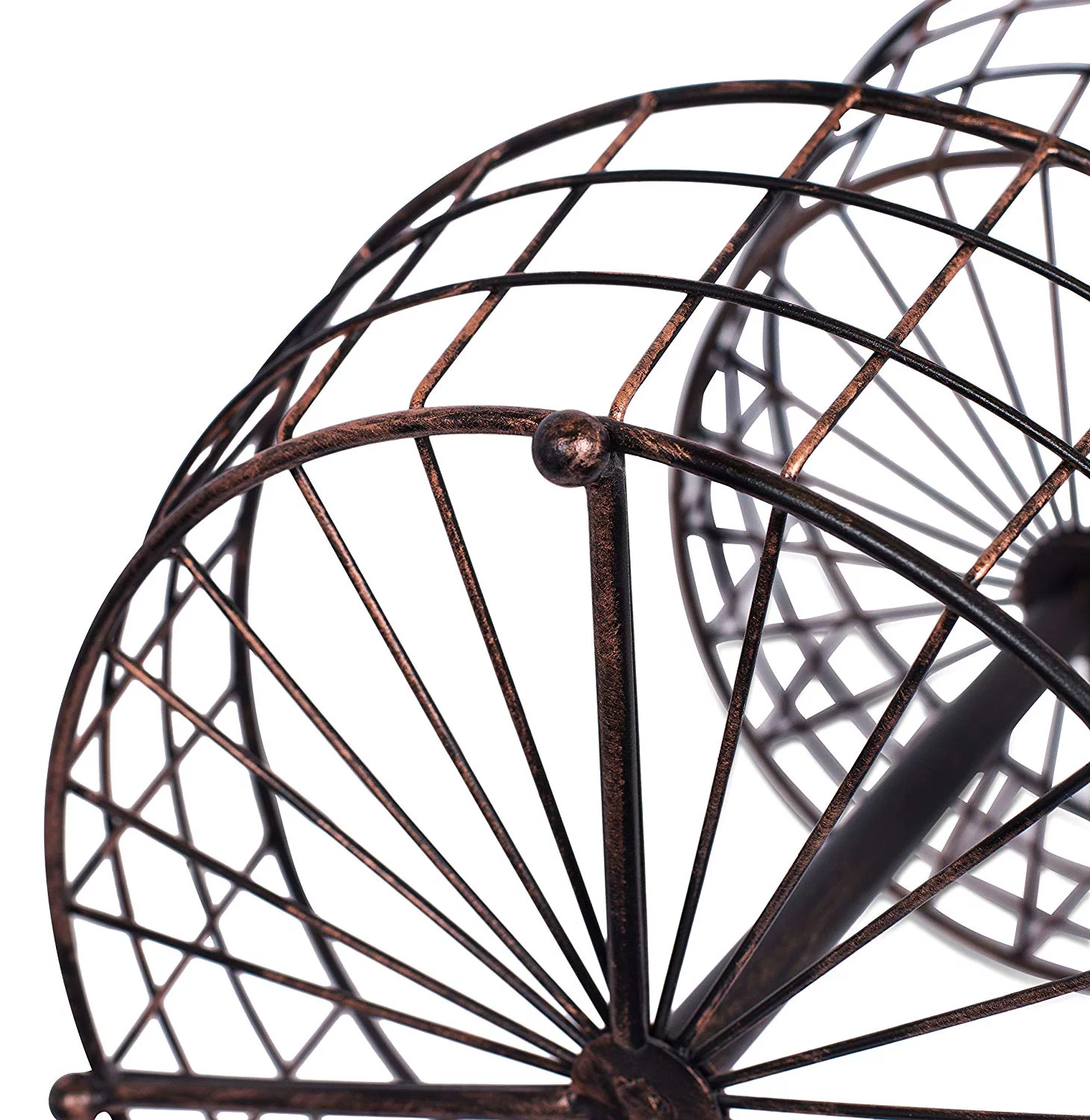 BirdRock Home Metal 2-Tier Wire Fruit Basket - Oil Rubbed Bronze