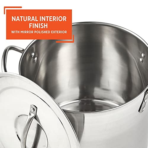 IMUSA 16qt Stainless Steel Stock Pot