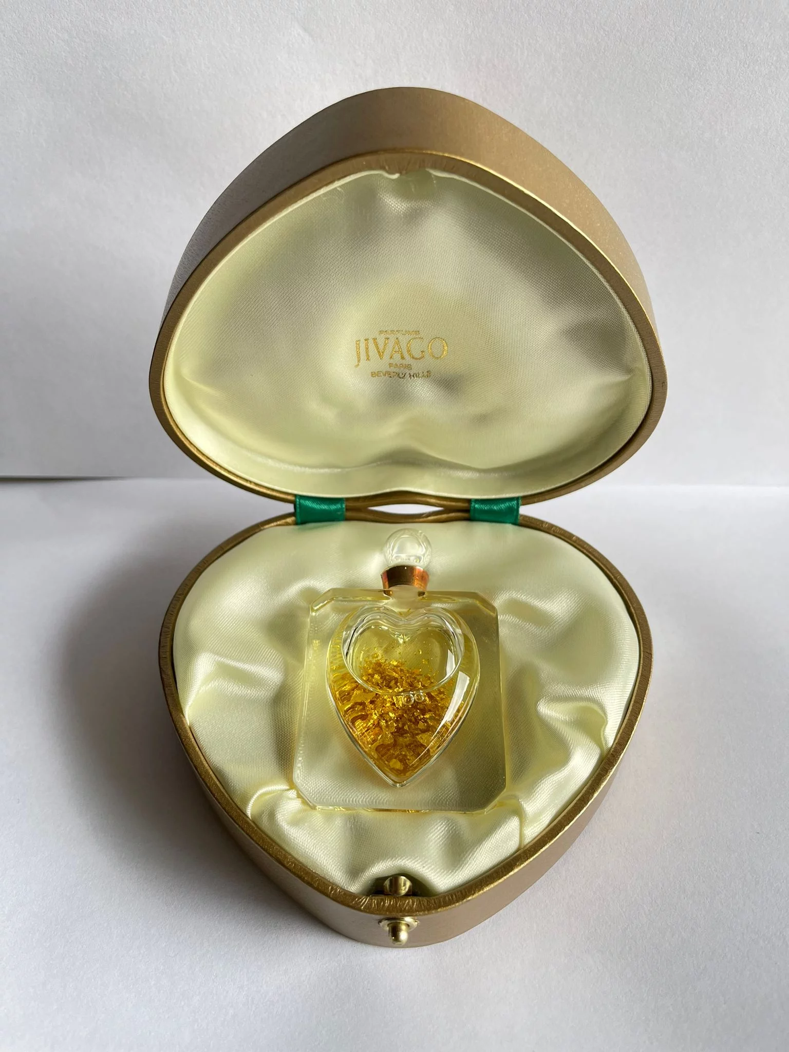 Ilana Jivago JIVAGO 24K Gold Women Eau De Parfum Diamond Spray, Women Perfume 1.0 oz - 75 ML Heart Shaped Gift Box, New in Box