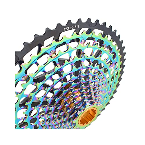 Bibike 12 Speed XD Cassette 10-51T Ultralight Bike Cassette Compatible with SX/NX/GX/ XX1