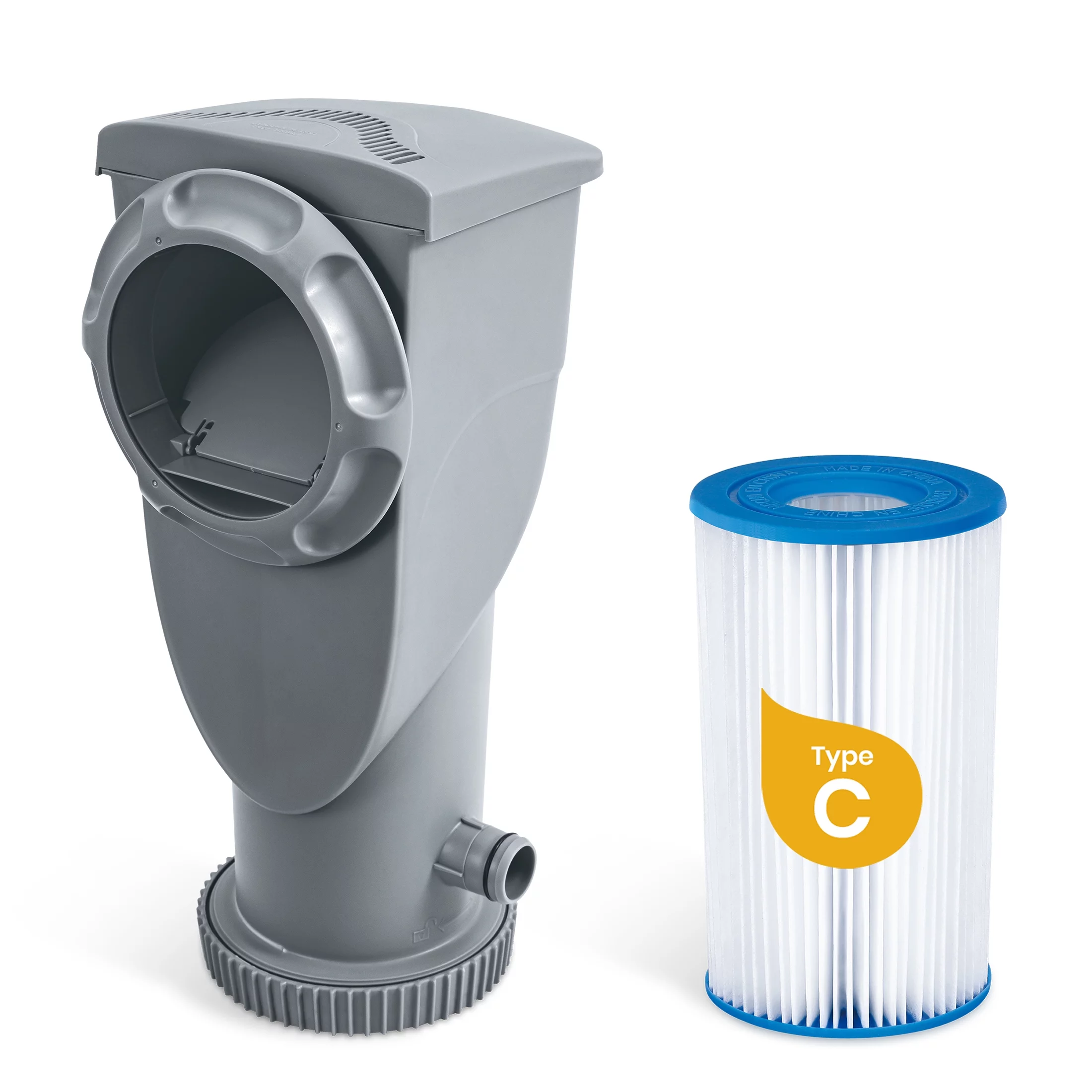 Funsicle 16 ft Oval Oasis Designer Pool, Above Ground Frame Swimming Pool, Stone Print, Age 6 & up