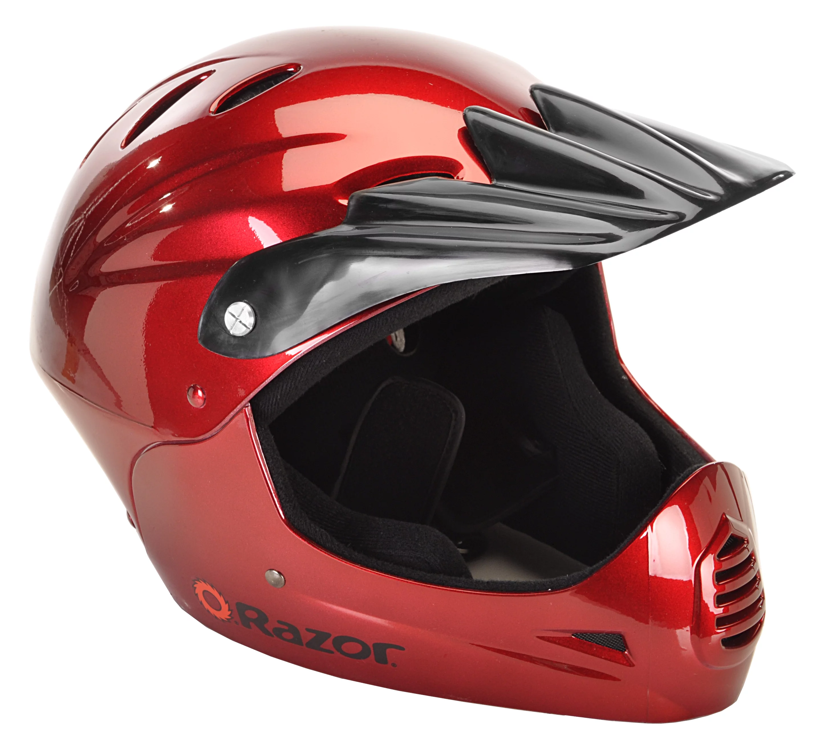 Razor Full Faced Multi-Sport Youth Helmet, Black Cherry