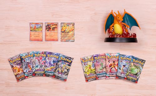 Pokémon TCG: Charizard ex Super-Premium Collection (3 Foil Promo Cards, 1 Card-Display Figure & 10 Booster Packs)