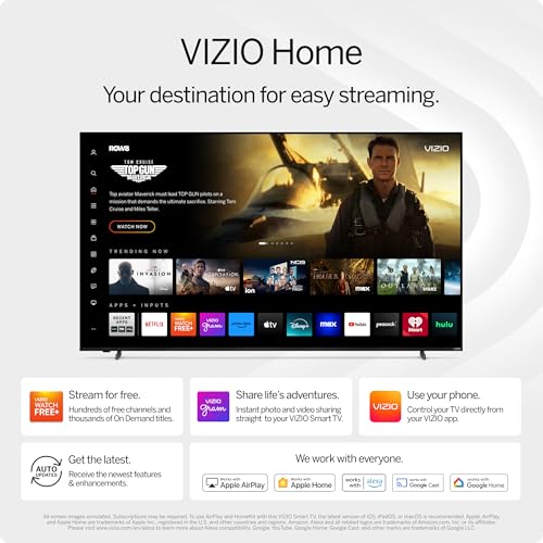 VIZIO 24-inch D-Series Full HD 1080p Smart TV with Apple AirPlay and Chromecast Built-in, Alexa Compatibility, D24f-J09, 2022 Model