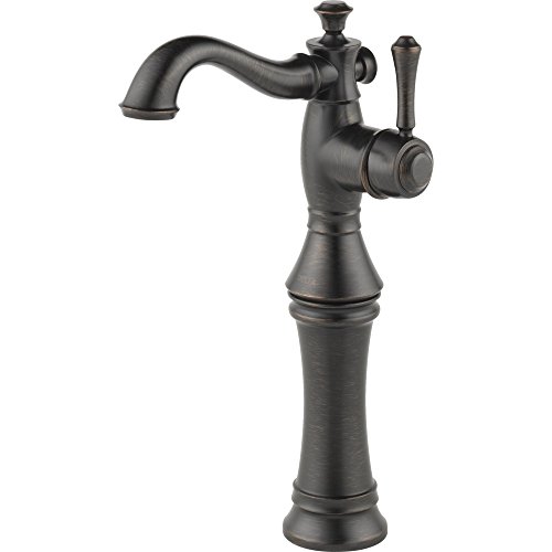 DELTA FAUCET 797LF-CZ Vessel, 5.41 x 3.41 x 5.41 inches, Champagne Bronze