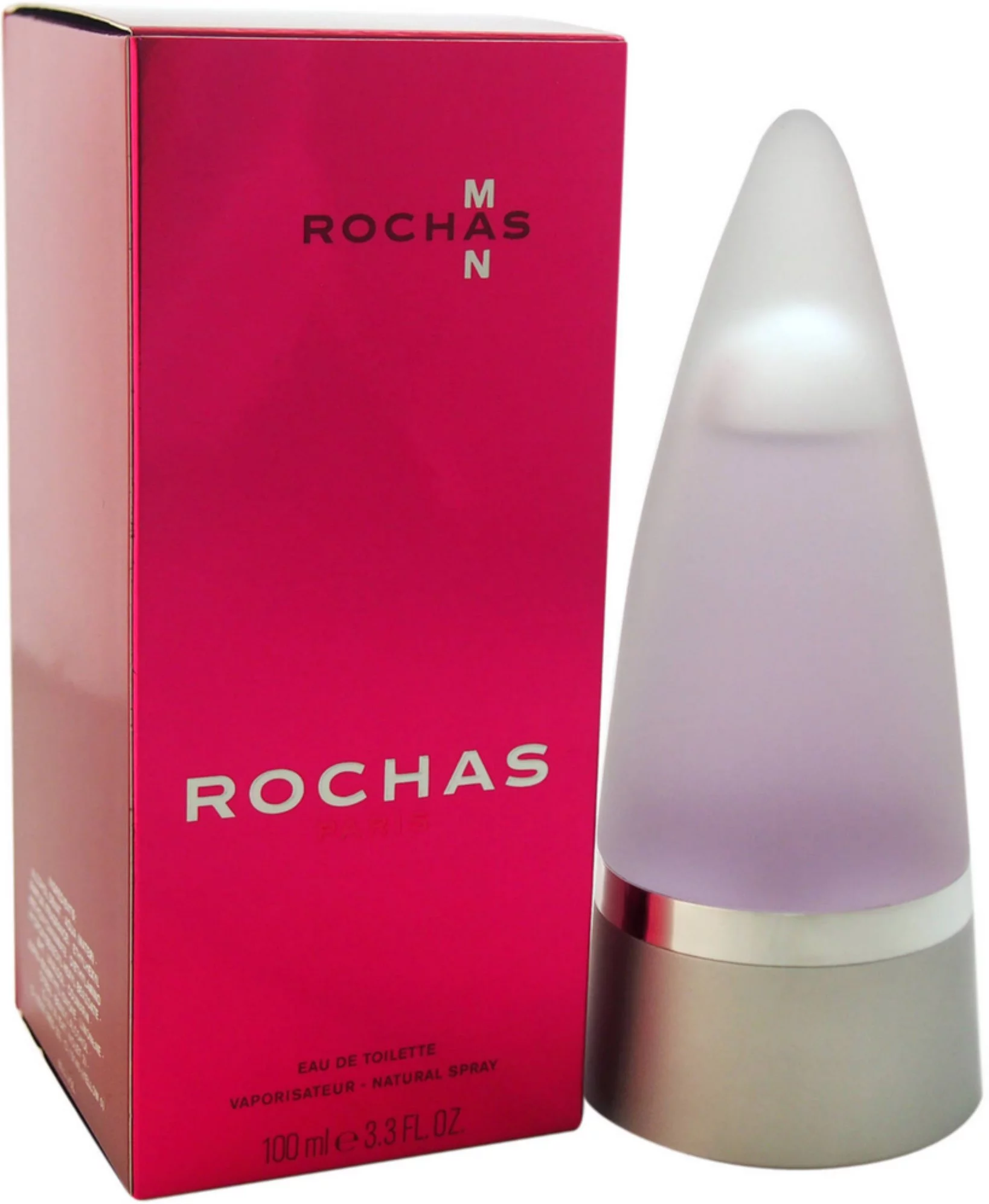 Rochas Man Eau de Toilette Spray For Men 3.4 oz (Pack of 3)