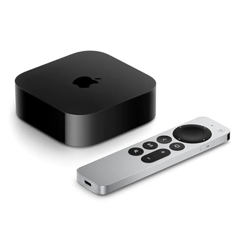 Apple TV 4K Wi-Fi (3rd Generation) with Siri Remote & Apple 1 Year Limited Warranty (64 GB Wi Fi)