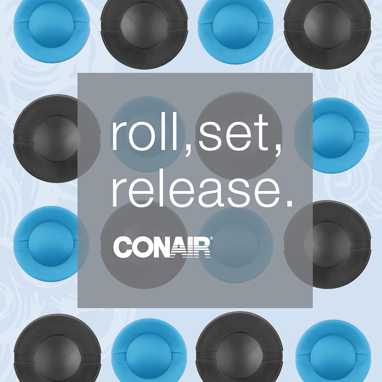 Conair Ceramic 1 1/2-inch and 1 3/4-inch Hot Rollers, Wire Pins Included, Create Big Curls and Voluminous Waves