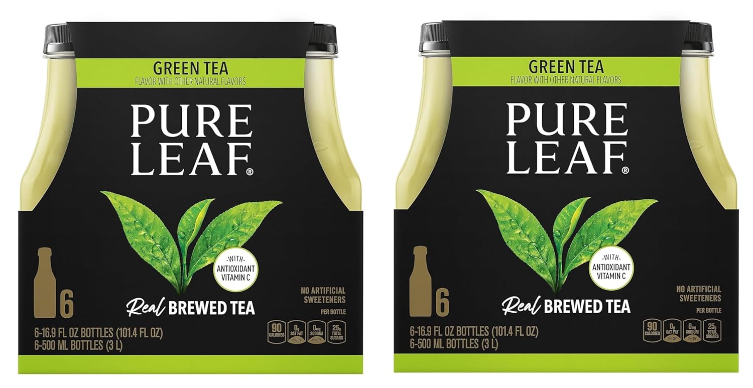 Generic Pure.Leaf Green Iced Tea - 16.9 Fl Oz 6 Bottles - Pack of 12