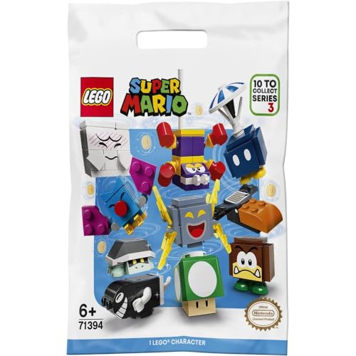 Lego 71394 Super Mario Character Packs – Series 3, Toy Collectible Figures, Gift Idea for Kids (1 Unit - Style Picked at Random)