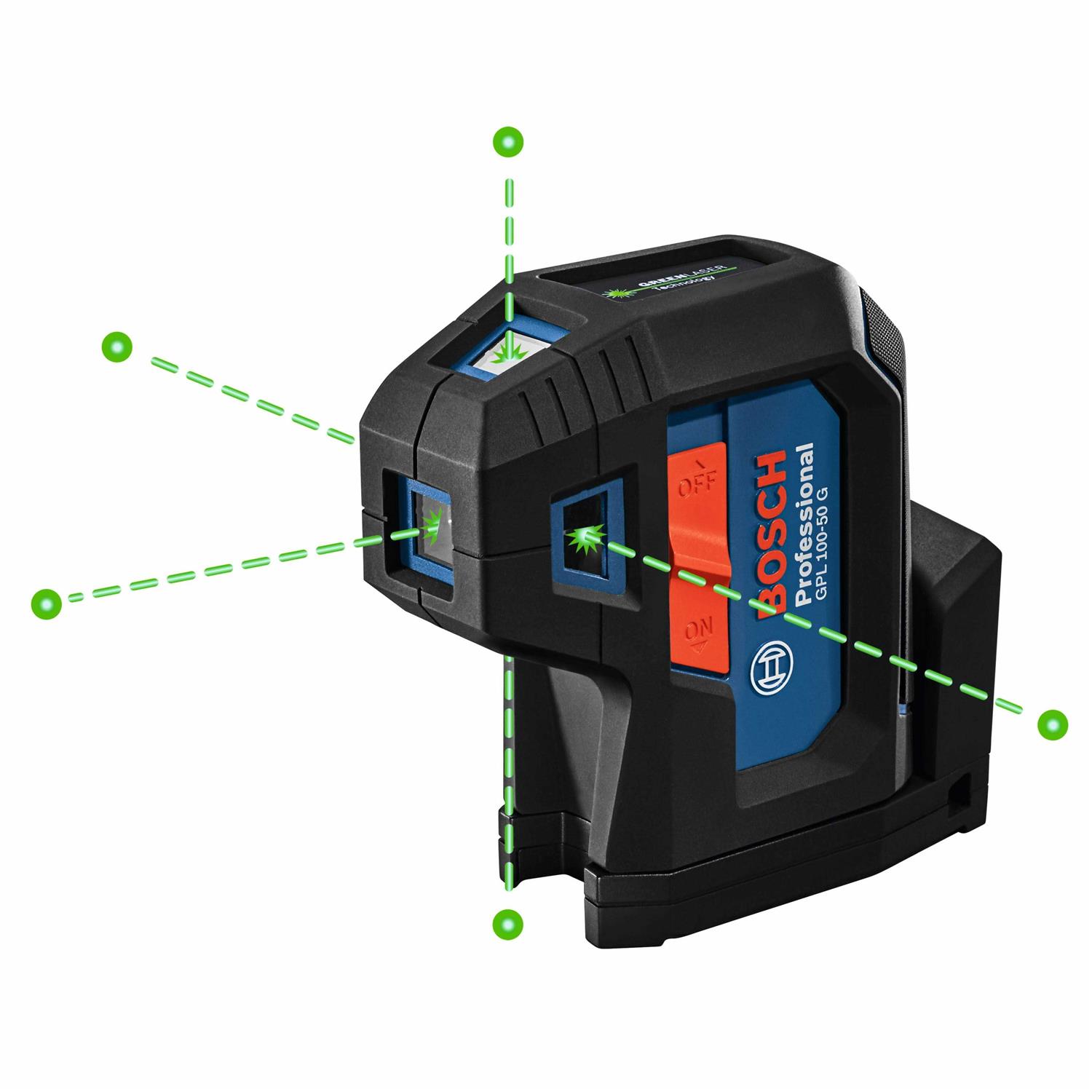 Bosch Green-Beam 5-Point Self-Leveling Alignment Laser GPL100-50G