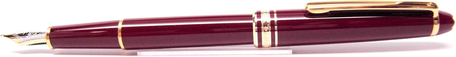 Montblanc Meisterstuck Bordeaux Resin Classique Medium Point Fountain Pen - MB144R