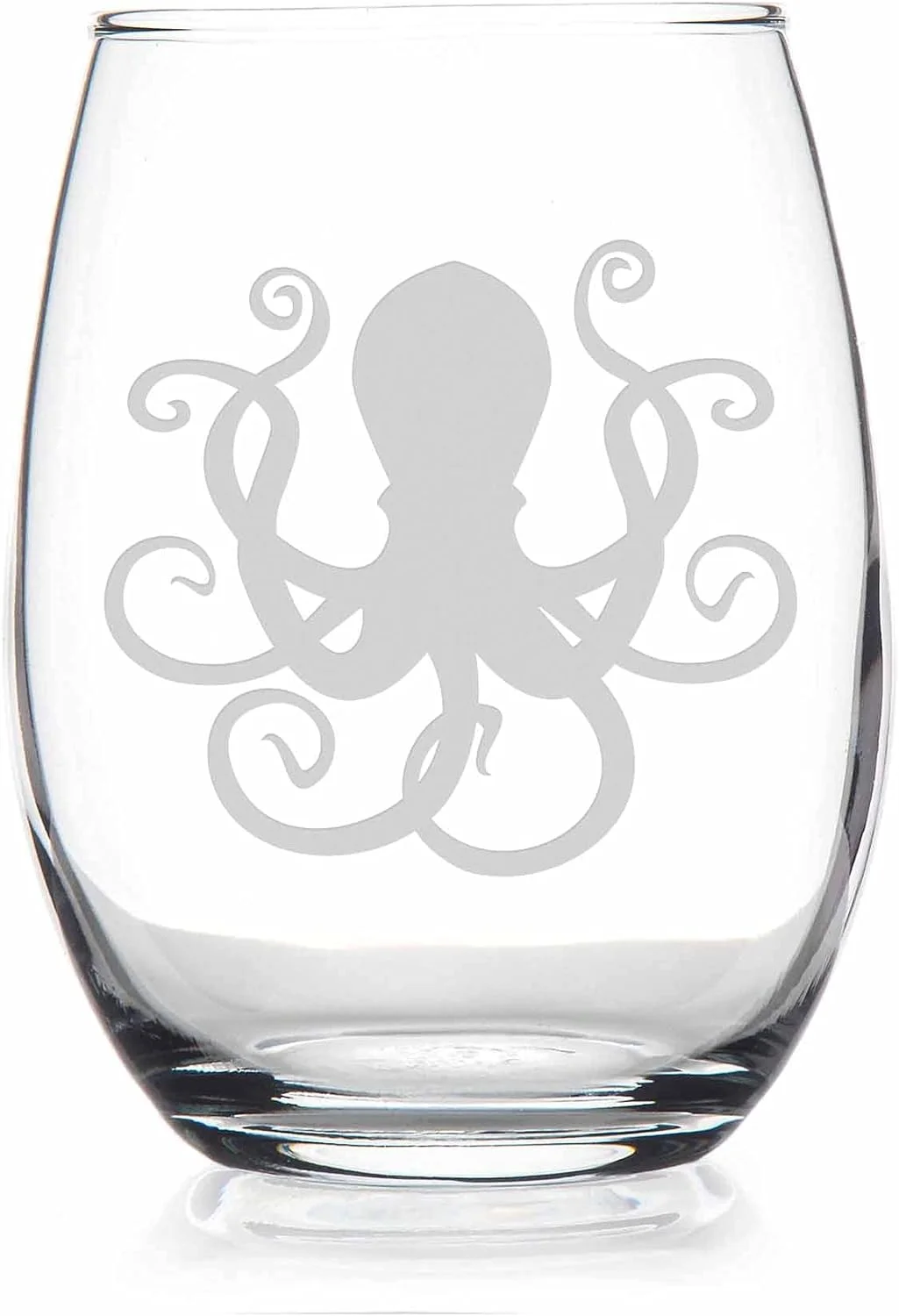 Ocopus Semless Wine Glass - Ocean Gif, Sea Life Gif, Ocopus Gif Ideas, Nauical Wine Glass