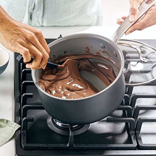 GreenPan Chatham Hard Anodized Healthy Ceramic Nonstick, 5QT Saute Pan Jumbo Cooker with Helper Handle and Lid, PFAS-Free, Dishwasher Safe, Oven Safe, Gray