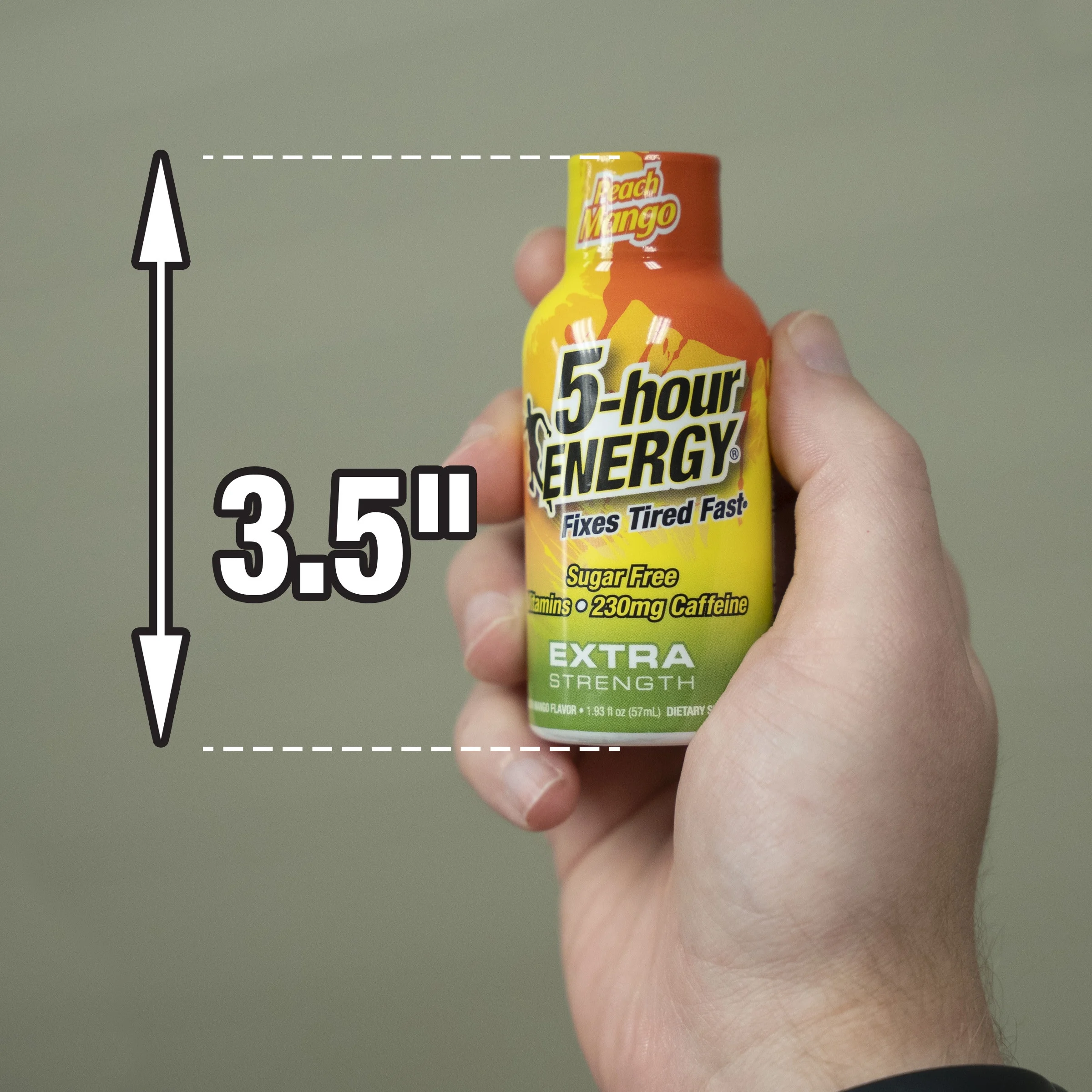 5-hour ENERGY Shot, Extra Strength, Peach Mango, 15 Count