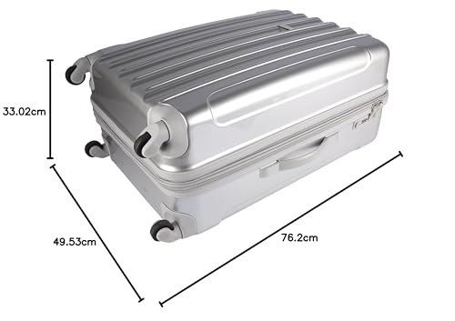 kensie Women's Alma Hardside Spinner Luggage, Expandable, Japanese Carmine Red, Carry-On 20-Inch