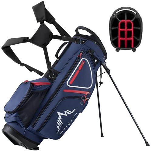 14 Way Golf Stand Bag, Golf Bags for Men with Stand, Top Dividers Ergonomic with 10 Pockets