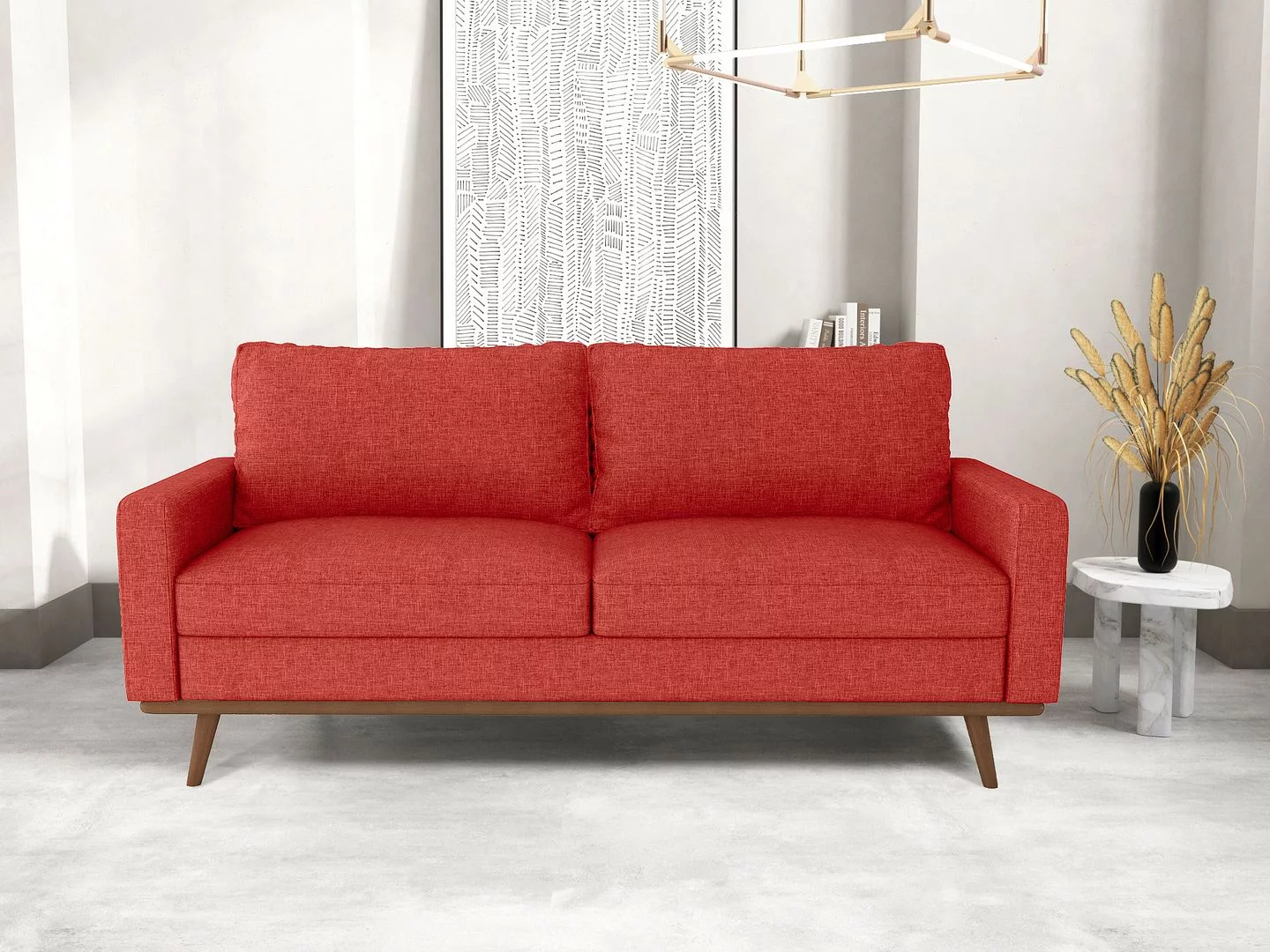 Koby Home Sectional Sofa Couch Sleeper Sofas Linen Modern 70