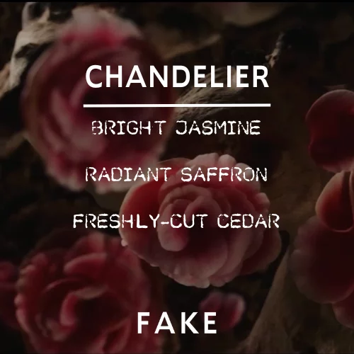 Chandelier | Inspired by Baccarat Rouge 540 | 3.4oz (100ml) Unisex Fragrance Impression Clone Dupe Copy | An Assertive Floral with an Amber Backbone that is Robust, Musky, & Woodsy | Signature Scent!