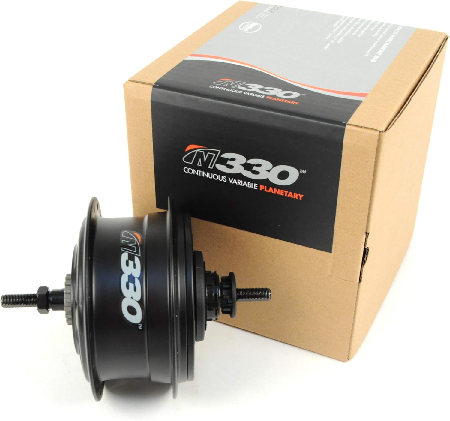 NuVinci N330 CVP Internal Gear Bicycle Rear Hub Black 32h Roller Brake // New C3