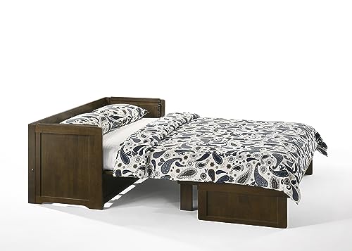 NIGHT & DAY Furniture Murphy Cube Cabinet Bed (White, Queen)