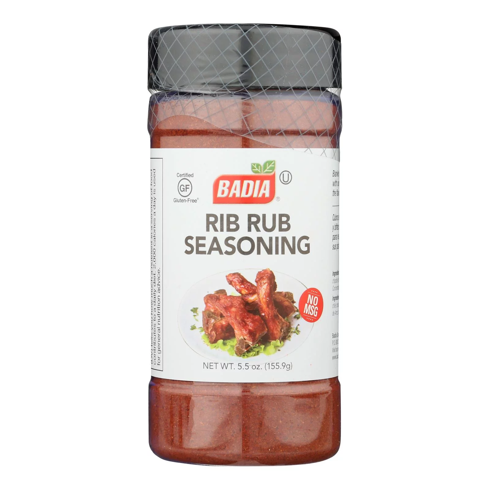 (6 Pack)Badia Spices - Seasoning Rib Rub, 5.5 oz.