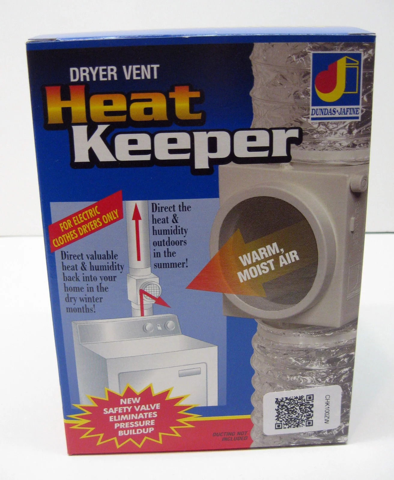 Dundas Jafine White Plastic Dryer Heat Keeper Kit