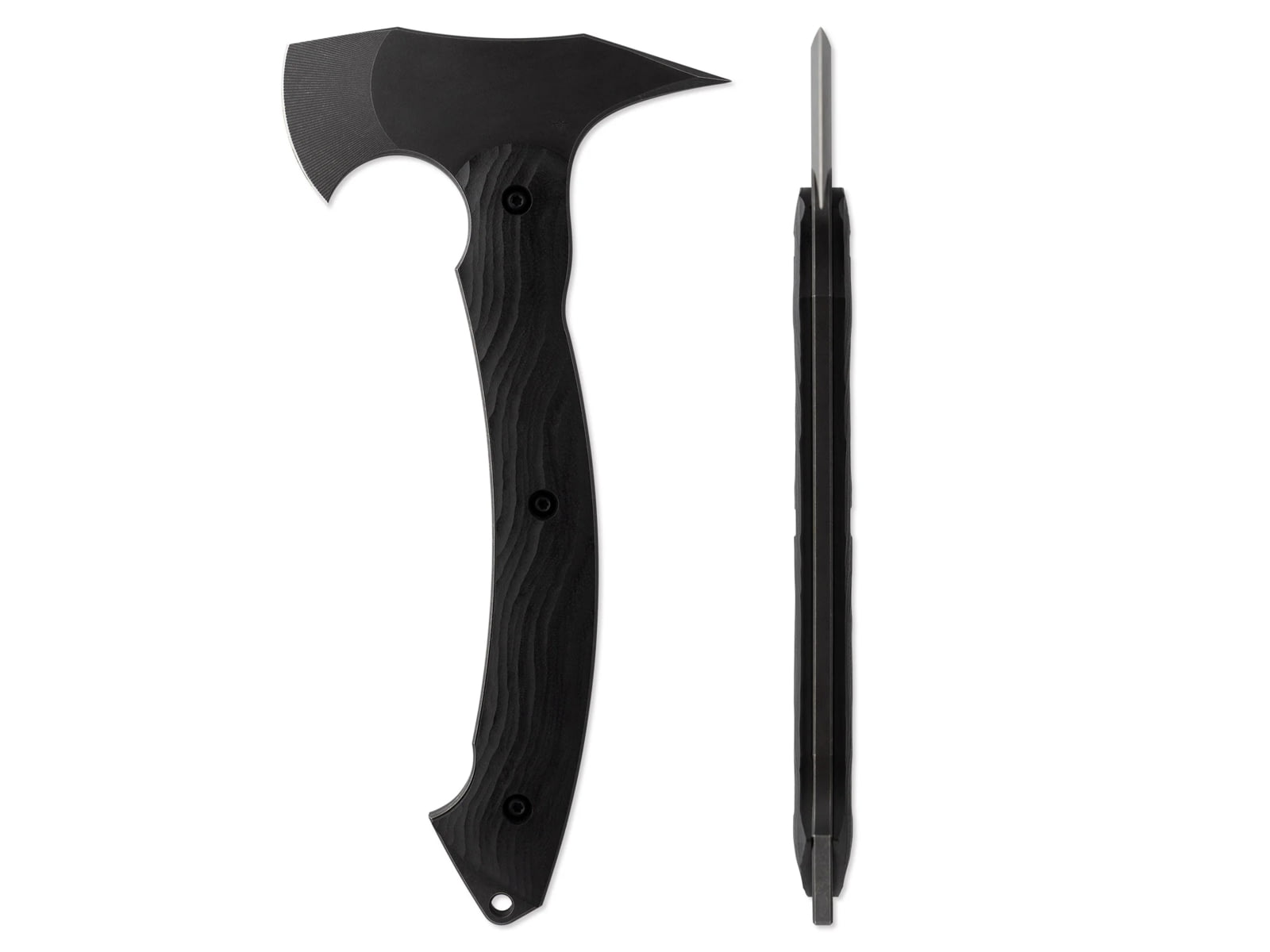 Toor Knives Tomahawk Axe, D2 Steel, G10 Handle, Shadow Black, Tomahawk-Shadow Bl
