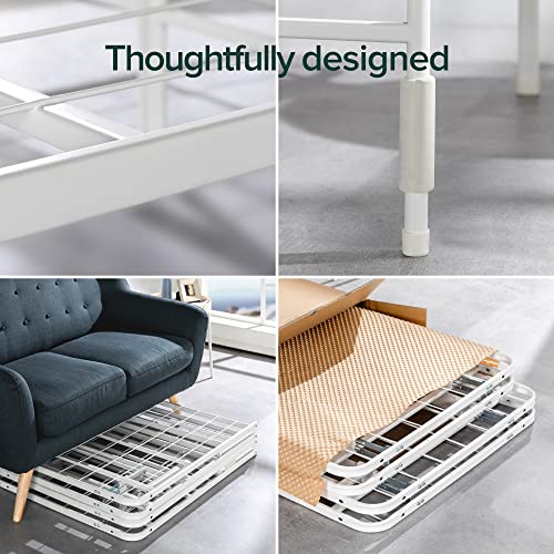 ZINUS Rumi 14in Full Metal Bed Frame, Quick Assembly SmartBase® Mattress Foundation, Heavy Duty Sturdy Steel with No Box Spring Needed, Eco-Friendly Packaging, Black