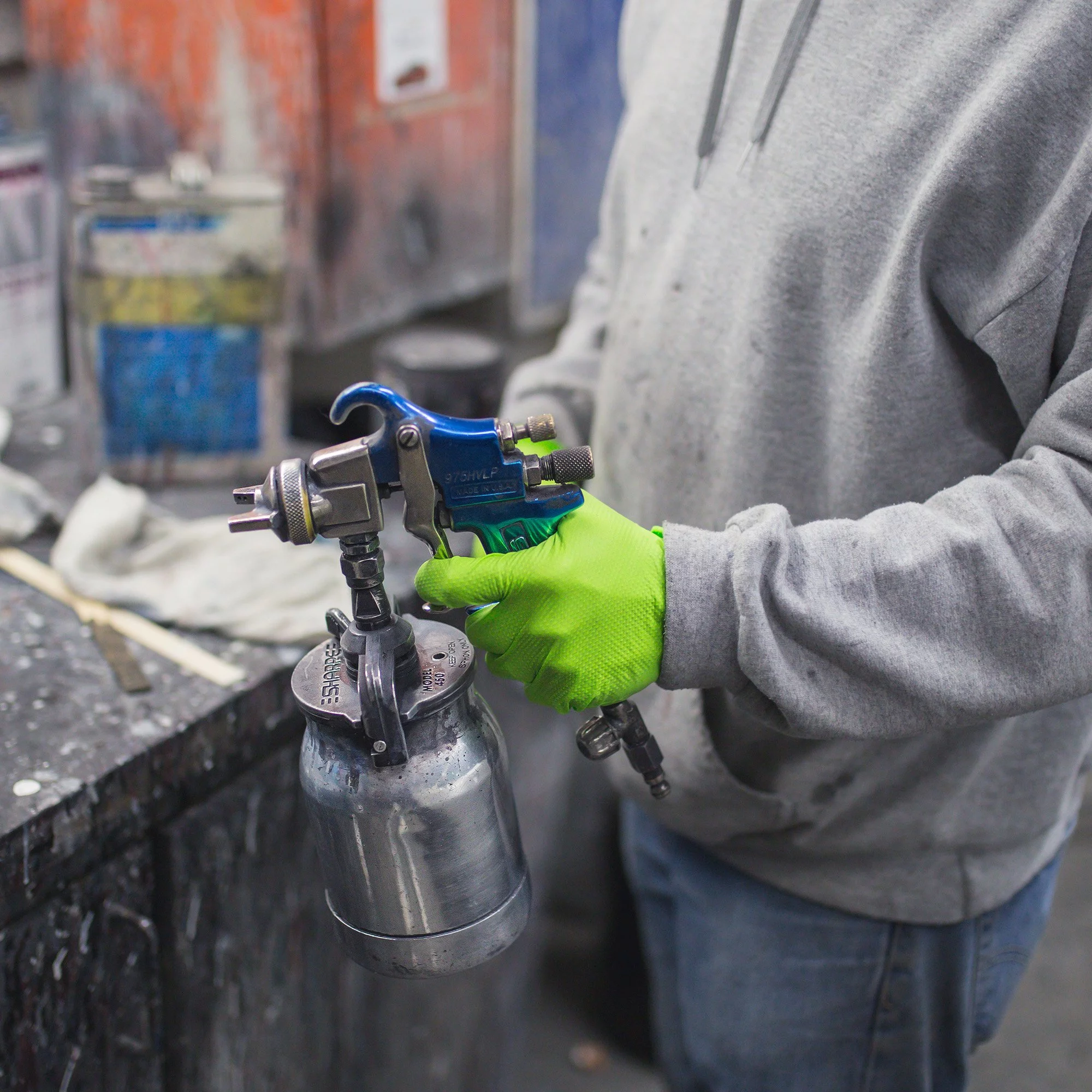 GLOVEWORKS HD Green Nitrile Disposable Gloves 8 Mil XX-Large 1000/Case