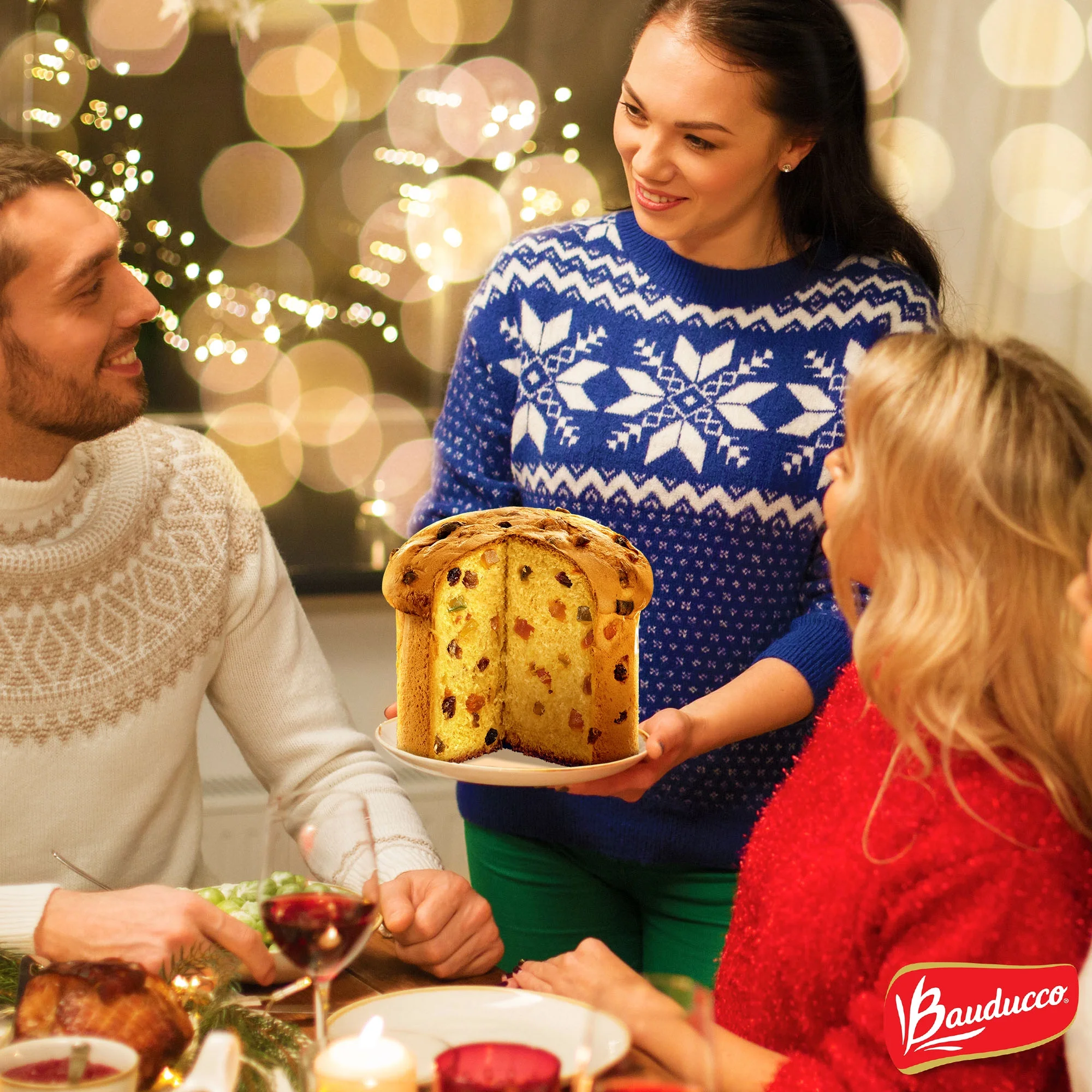 Bauducco Panettone - Traditional Holiday Cake - Moist & Fresh Specialty Cake - All Butter Gift Pack 32.05 Oz