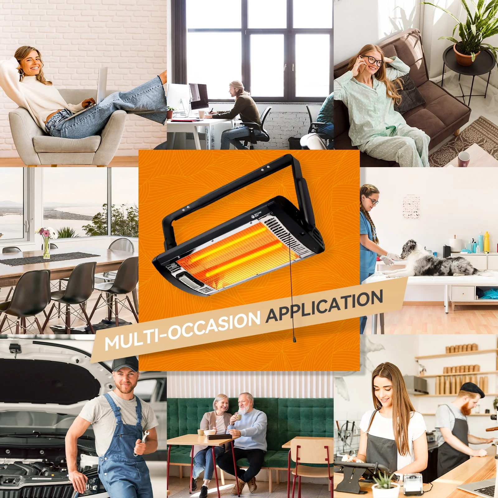 Beyond Heat Ceiling Mount Quartz Heater