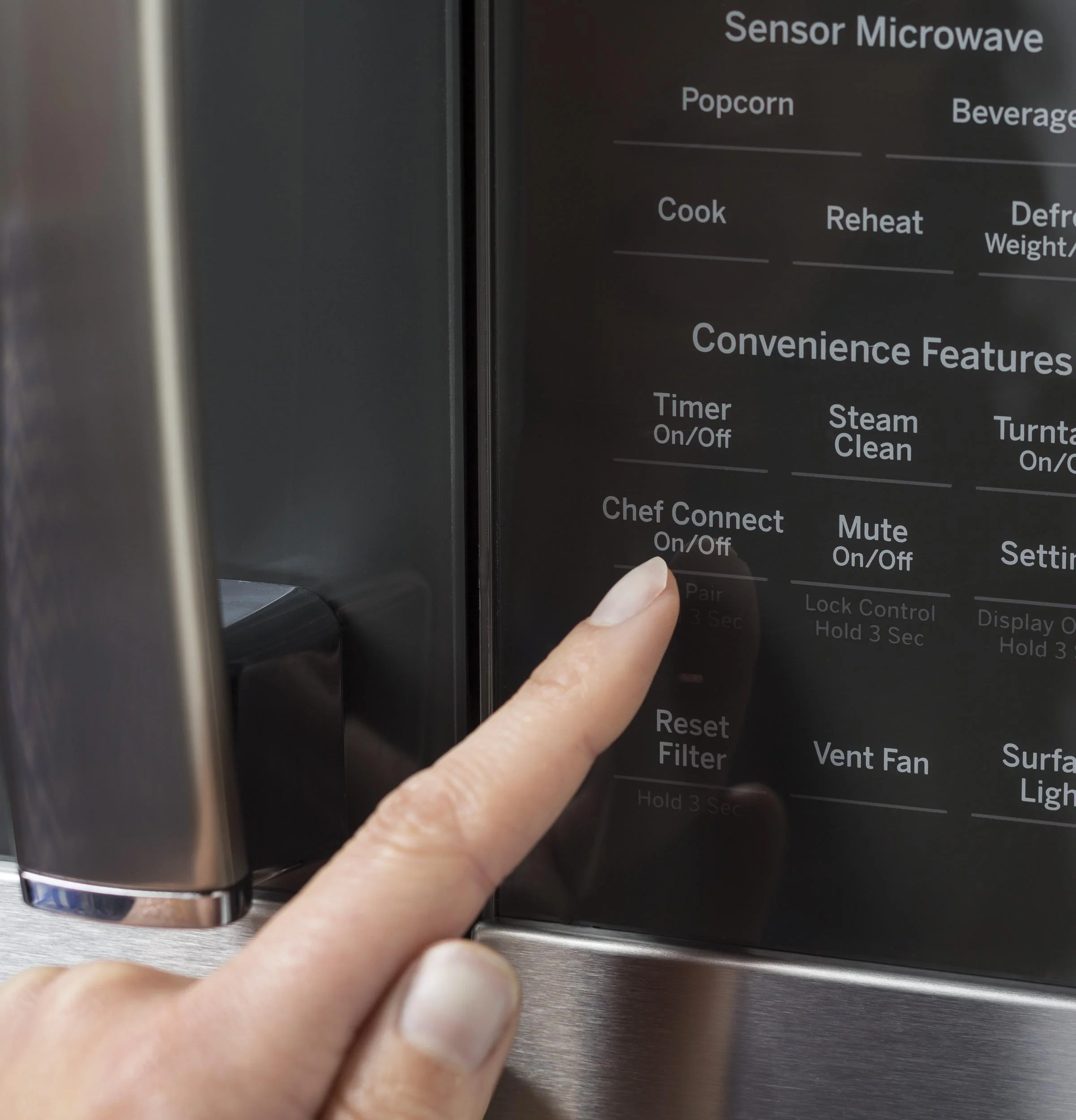 GE Profile 1.7 Cu. Ft. Convection Over-the-Range Microwave Oven, Stainless Steel